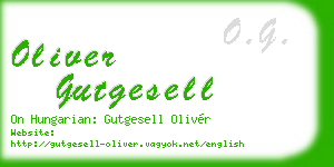 oliver gutgesell business card